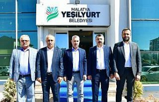 Çınar, başkanları ağırladı