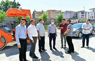 Çınar, Çavuşoğlu Mahallesindeki yol yenileme...