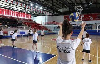 Çocuklar kışın da spor yapacak