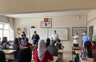 Çorlu İlçe Milli Eğitim Müdürü Erdoğan okullarda...