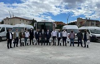 Çorum Belediyesi’nden servis sürücülerine hijyen...