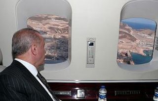 Cumhurbaşkanı Erdoğan, Akkuyu NGS sahasında incelemelerde...