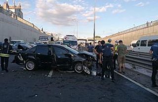 D-100’de akıllara durgunluk veren kaza