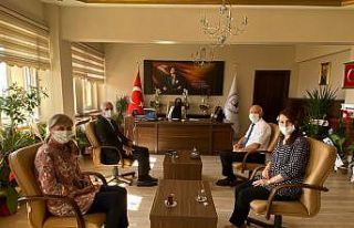 DATÜB heyetinden Kaymakam Çakas’a ziyaret