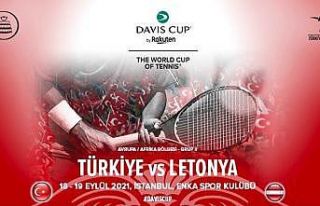 Davis Cup Türkiye - Letonya Dünya Grubu 2 maçının...