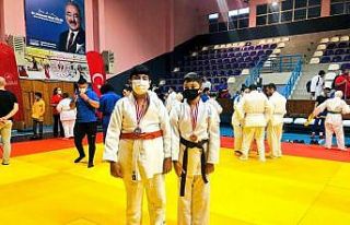 Denizlili minik judoculardan iki madalya