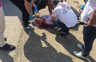 Devrilen motosikletin sürücüsü hayatını kaybetti