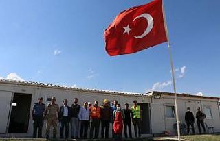 Diyadin’de bulunan Ham Madde Ocağı bölgede istihdam...