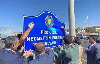 Diyarbakır’da yeni açılan bulvara Prof. Dr. Necmettin...
