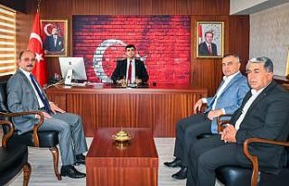 Doğru’dan Kaymakam Sevgili’ye ziyaret