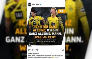 Dortmund’un yıldızı Halaand’dan Arapça yemin