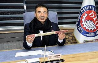 DTO Başkanı Erdoğan’a olan sevgisini el emeği...