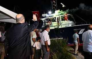 Dualarla uğurlandılar