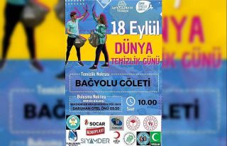 Dünya Temizlik Gününde Bağyolu Göletinin çevresi...