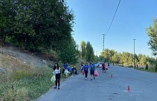 Dünya temizlik gününde Hevsel Bahçelerinde temizlik...