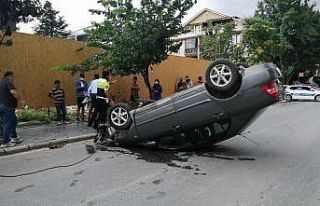 Düzce’de akıl almaz kaza
