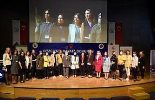 Düzceli iş kadınları Düzce Üniversitesi’nde...