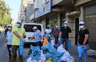Efeler farkındalık için temizledi