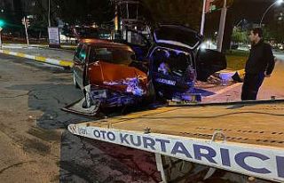 Elazığ’da otomobiller çarpıştı: 1 yaralı