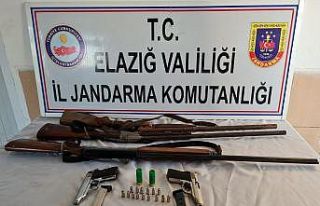 Elazığ’da ruhsatsız silah operasyonu