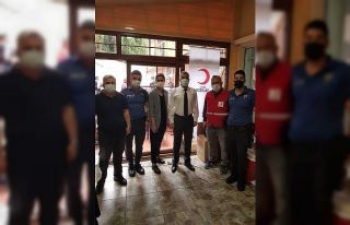 Emniyet mensuplarını kan verdi