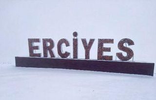 Erciyes’te kar etkili oldu
