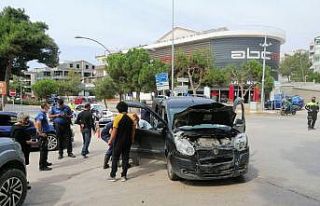 Erdek girişinde kaza 1 yaralı