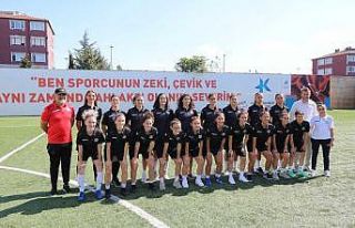 Ereğlili kızlar hazırlık maçında Galatasaray...