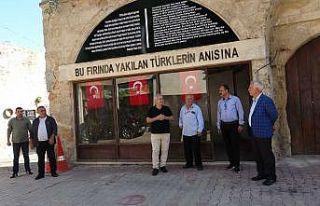 Ermenilerin Türkleri yaktığı fırın ziyarete...