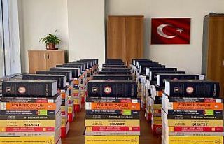 Erzincan Barosunca avukatlara dağıtılmak üzere...