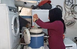Eşine destek olmak için başladı, beyaz eşya tamir...