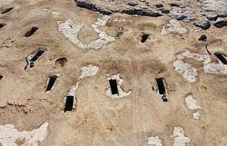 Eşsiz Turuş Kaya Mezarları temizlenmeye başladı