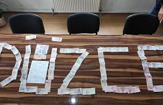 Evim yandı bahanesi ile dilencilik yaptı