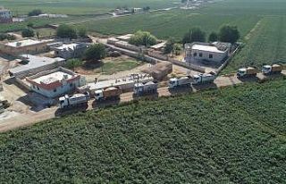 Eyyübiye kırsalda yol yapım çalışmaları devam...