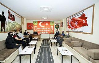 Fadıloğlu, gazilerle bir araya geldi