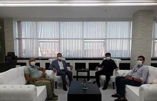 Federasyon Başkanı Aldemir, Rektör Karacoşkun’la...