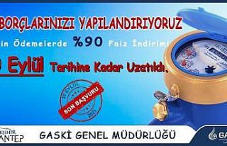 GASKİ yapılandırma süresinde uzatmaya gitti