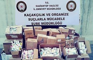Gaziantep’te 80 bin kaçak ilaç ele geçirildi