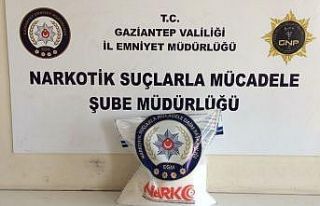 Gaziantep’te 8 kilo metamfetamin ele geçirildi:...