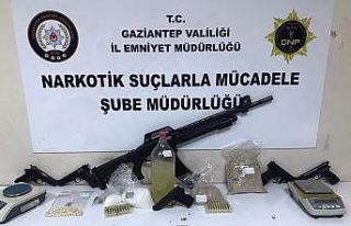 Gaziantep’te uyuşturucu operasyonu