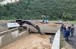 Giresun’da eğitim-öğretime bir gün sel engeli