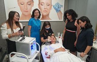 Gülben Gergen cilt bakımı için Bursa’ya geldi