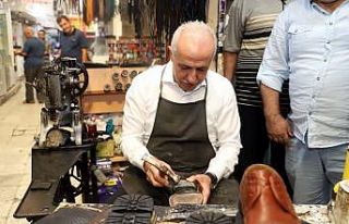 Gültak, çarşı esnafı ile bir araya geldi