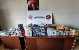 Gümrük ekipleri İstanbul’da 1 milyon liralık...