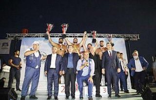 Güreş festivalinin birincisi belli oldu