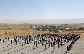 Güvenlik korucusu olmak için ter döktüler