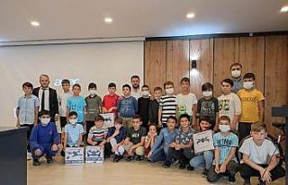 Hafız adayları bisikletlerine kavuştu