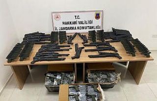 Hakkari’de 380 tabanca gövdesi ve 22 av tüfeği...