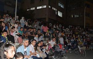 Hakkari’de açık hava sineme günlerine yoğun...