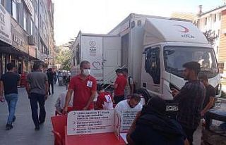 Hakkari’de kan bağışı kampanyası